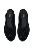 Black RIVA heel from 10TH FLOOR, stylish women’s high heel shoe with sleek design and pointed toe.