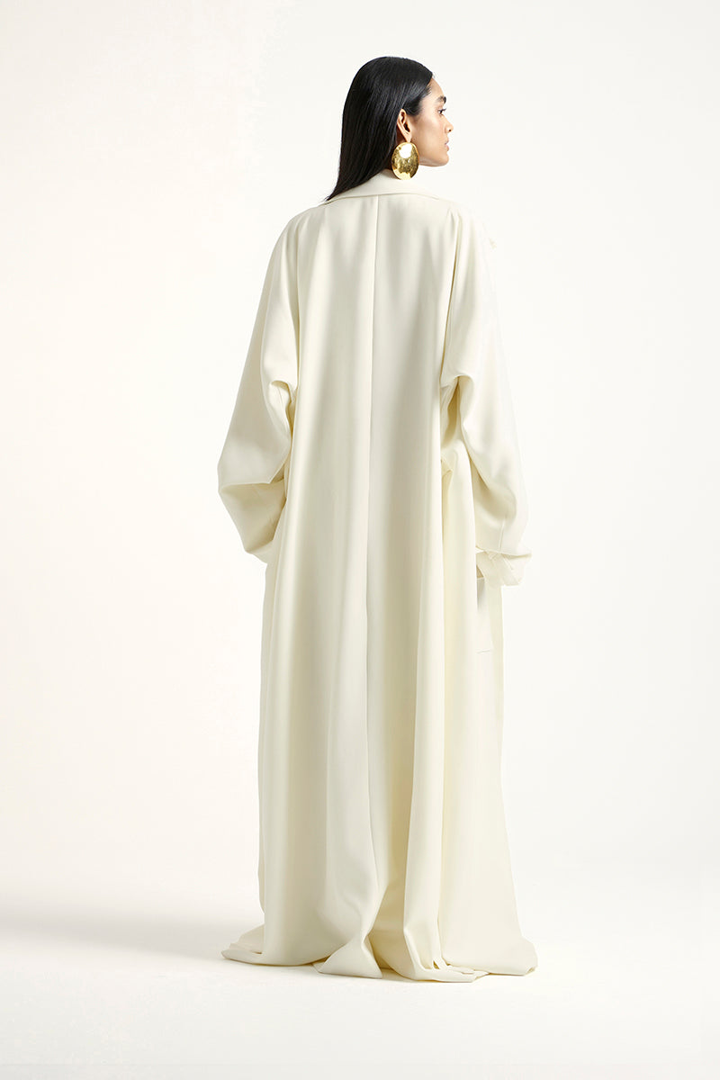 Deme By Gabriella Laurie co-ord set in off white and beige, featuring a stylish matching top and pants ensemble.