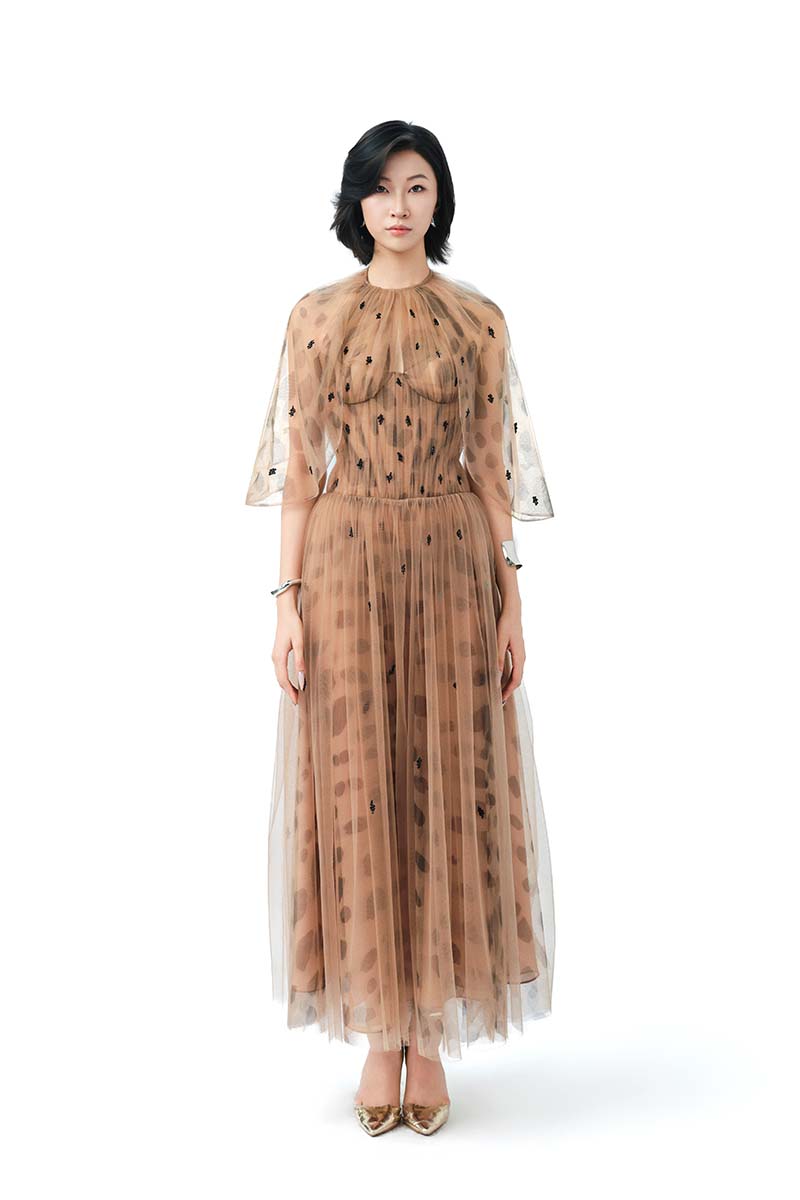 DESERT WHISPER MIDI DRESS
