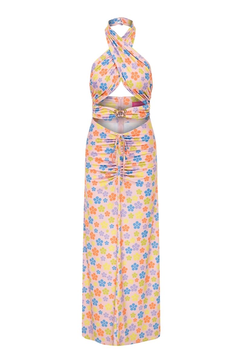 ANEMONE COLORFUL MAXI DRESS - CULT MIA