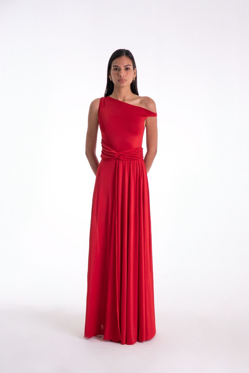 GENEVE RED DRESS - CULT MIA