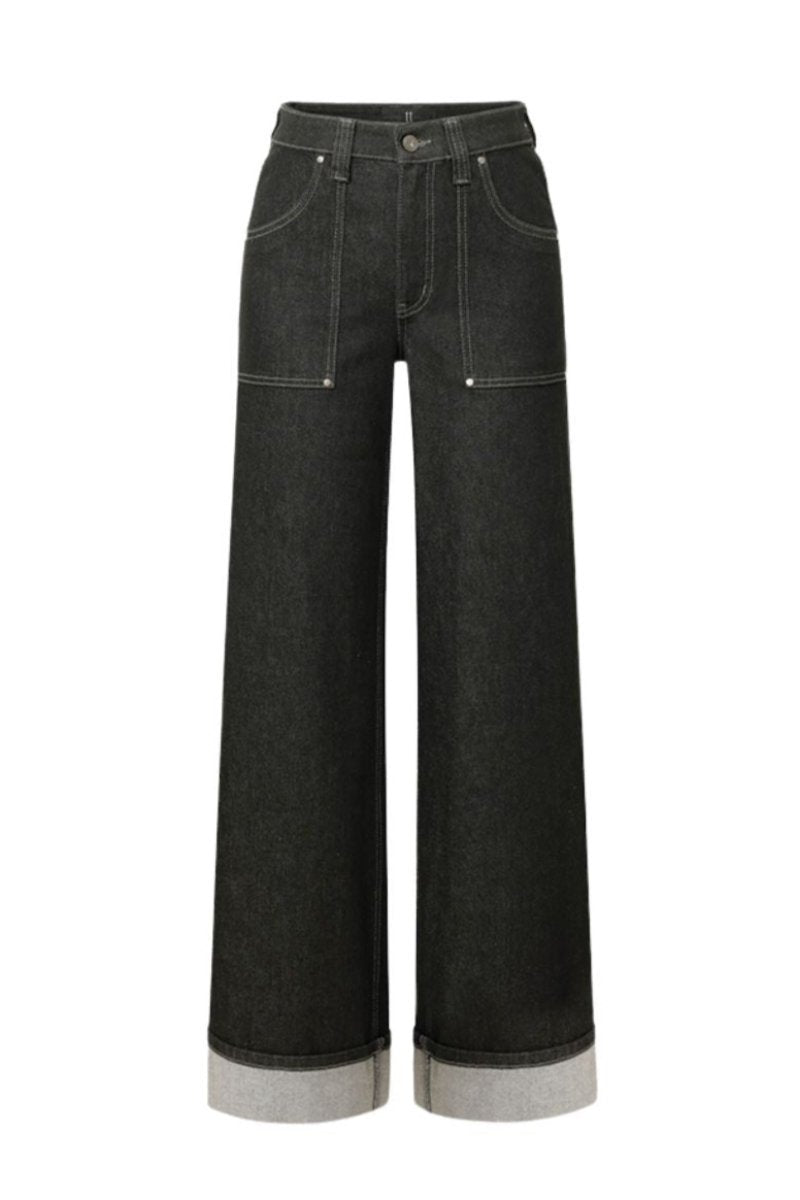 TT Studios Kendall Jean in Doyers St, classic denim jeans with a slim fit and five-pocket design, shown on a model.