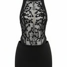 Black Ivy Tulle Top and Hazel Silk Taffeta Skirt co-ords by 21Six, featuring tulle fabric and sleek silk taffeta in a coordinated set.