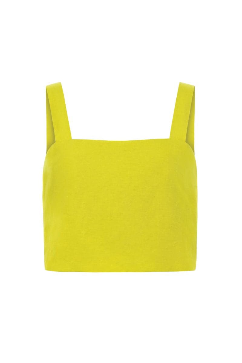 SERENGETI CITRON CROP TOP - CULT MIA