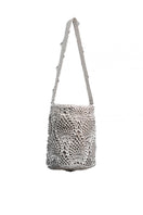 Silver pineapple-shaped shoulder bag by VERDI with a structured design and adjustable strap, perfect for casual or stylish outings.