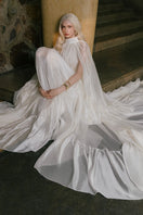 White Plan Antonia Dress gown featuring elegant fabric and a flattering silhouette, perfect for formal occasions.
