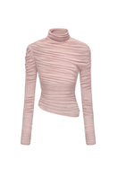 Nana Jacqueline Verena Pink Top showing a stylish sleeveless design with a round neckline and soft fabric.