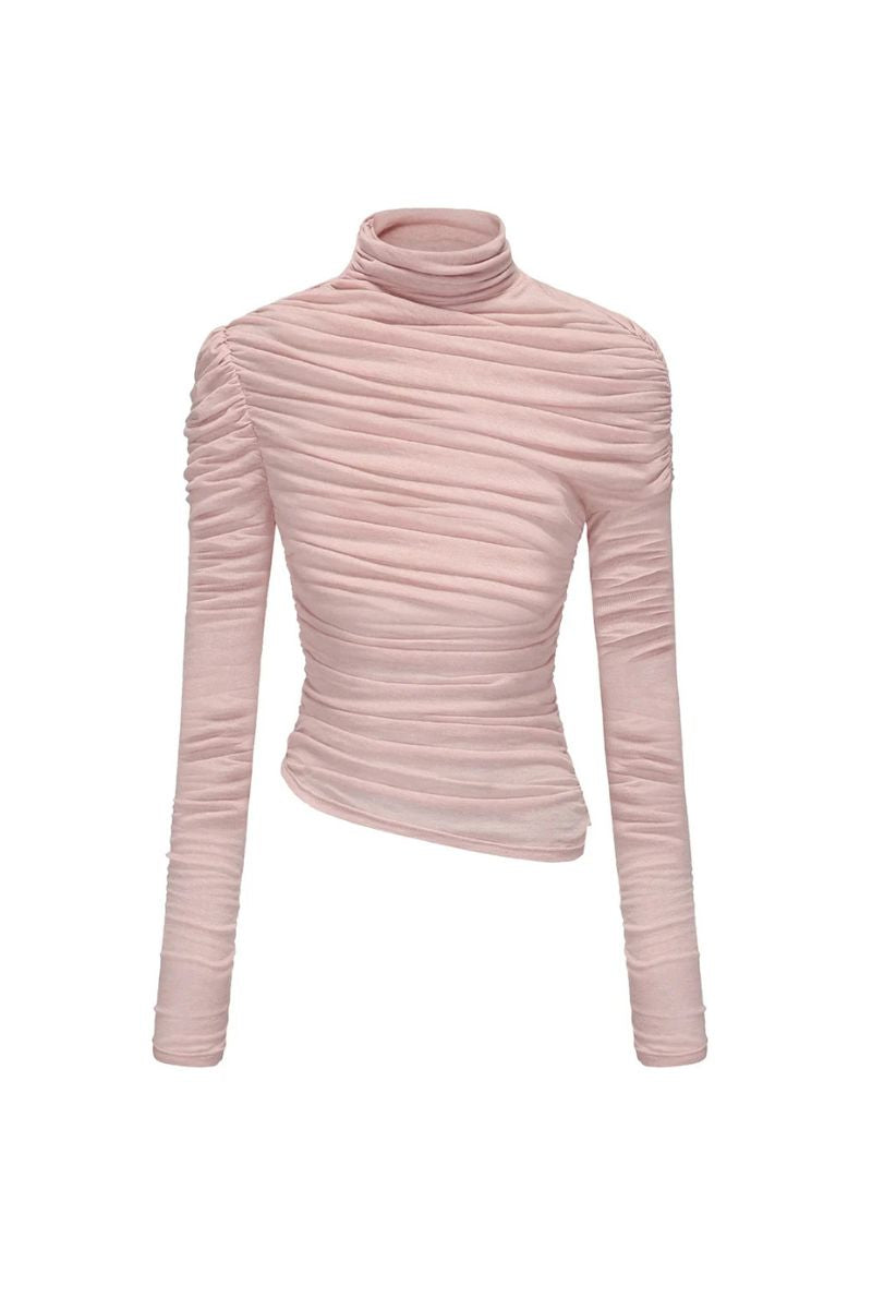 Nana Jacqueline Verena Pink Top showing a stylish sleeveless design with a round neckline and soft fabric.