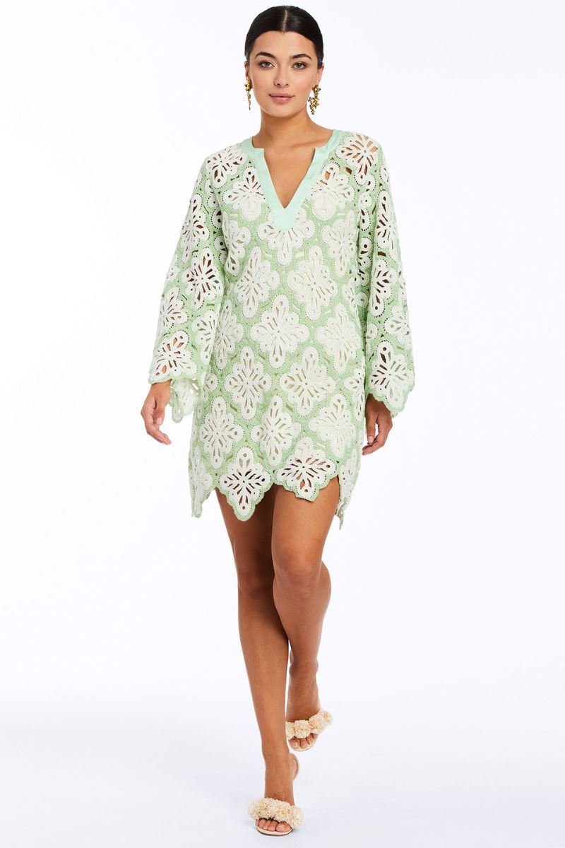PALERMO SCALLOP MINI DRESS