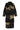 OVERSIZED COAT IN BLACK AND GOLD