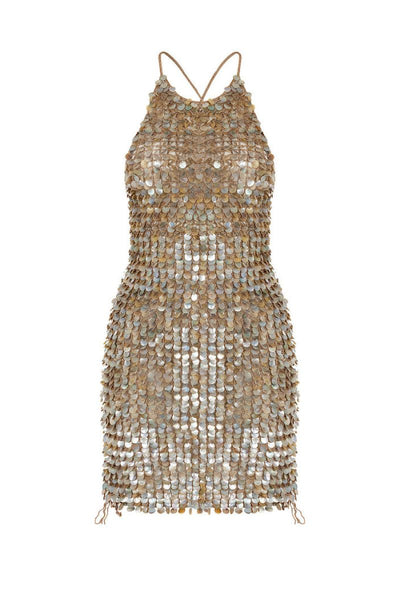 HAND-CROCHET MOTHER OF PEARL ICONIC MINI DRESS | CULT MIA | Mirel