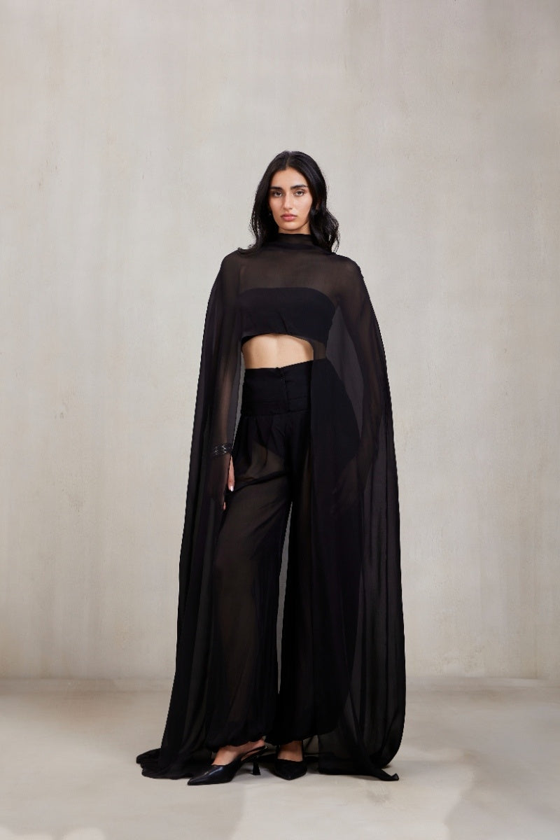 مجموعة روشيل المنسقة باللون الأسود