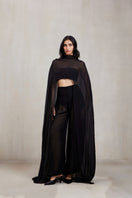 Deme By Gabriella Rochelle black co-ord set featuring a stylish matching top and bottom, perfect for casual or semi-formal wear.