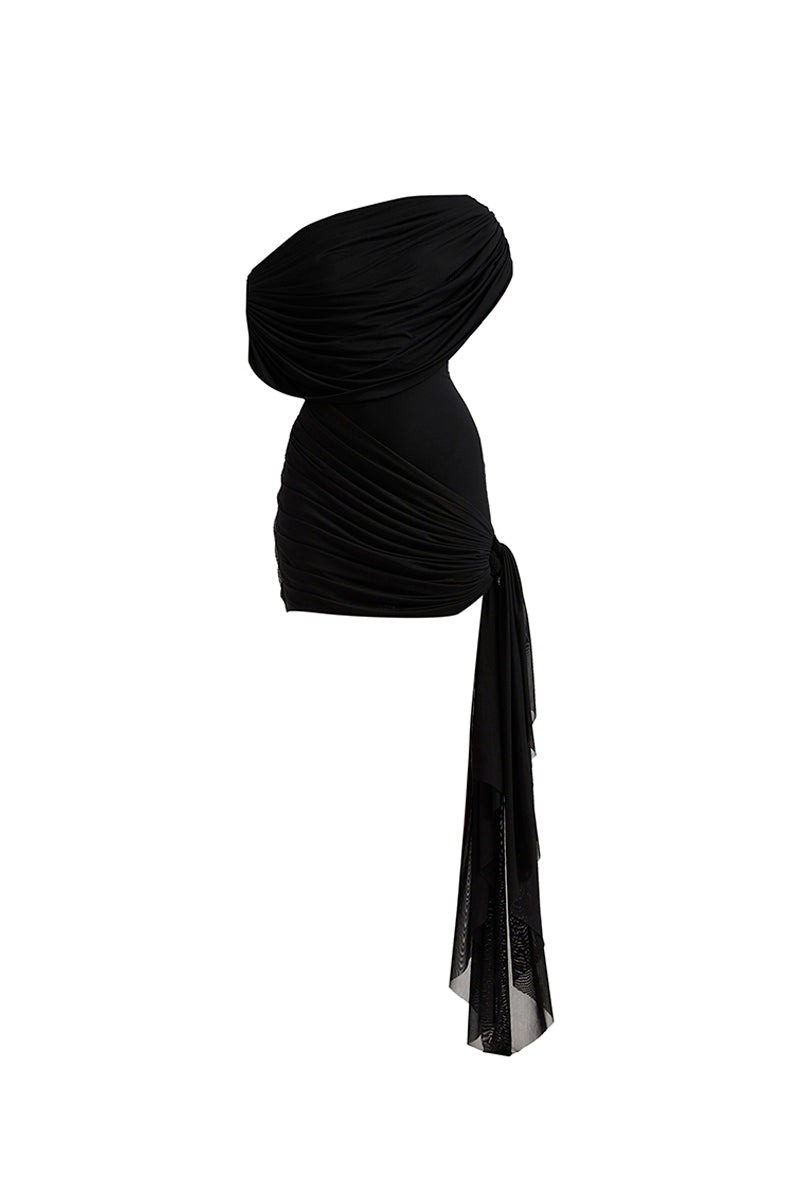 JOCELYN BLACK MINI DRESS - CULT MIA