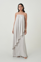 Summer Away Amal Gray Top, stylish women's sleeveless blouse with a relaxed fit, perfect for casual and summer wear.