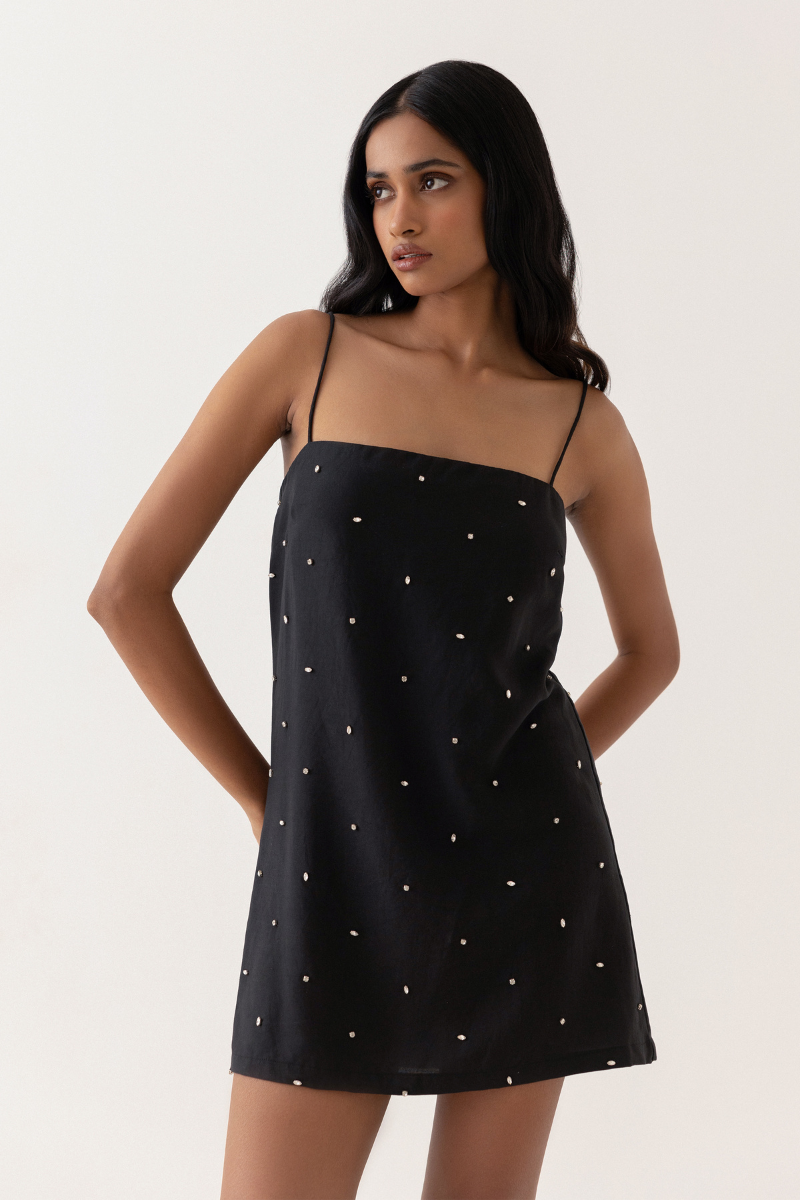 BRAVA DRESS IN EMBELLISHED - CULT MIA