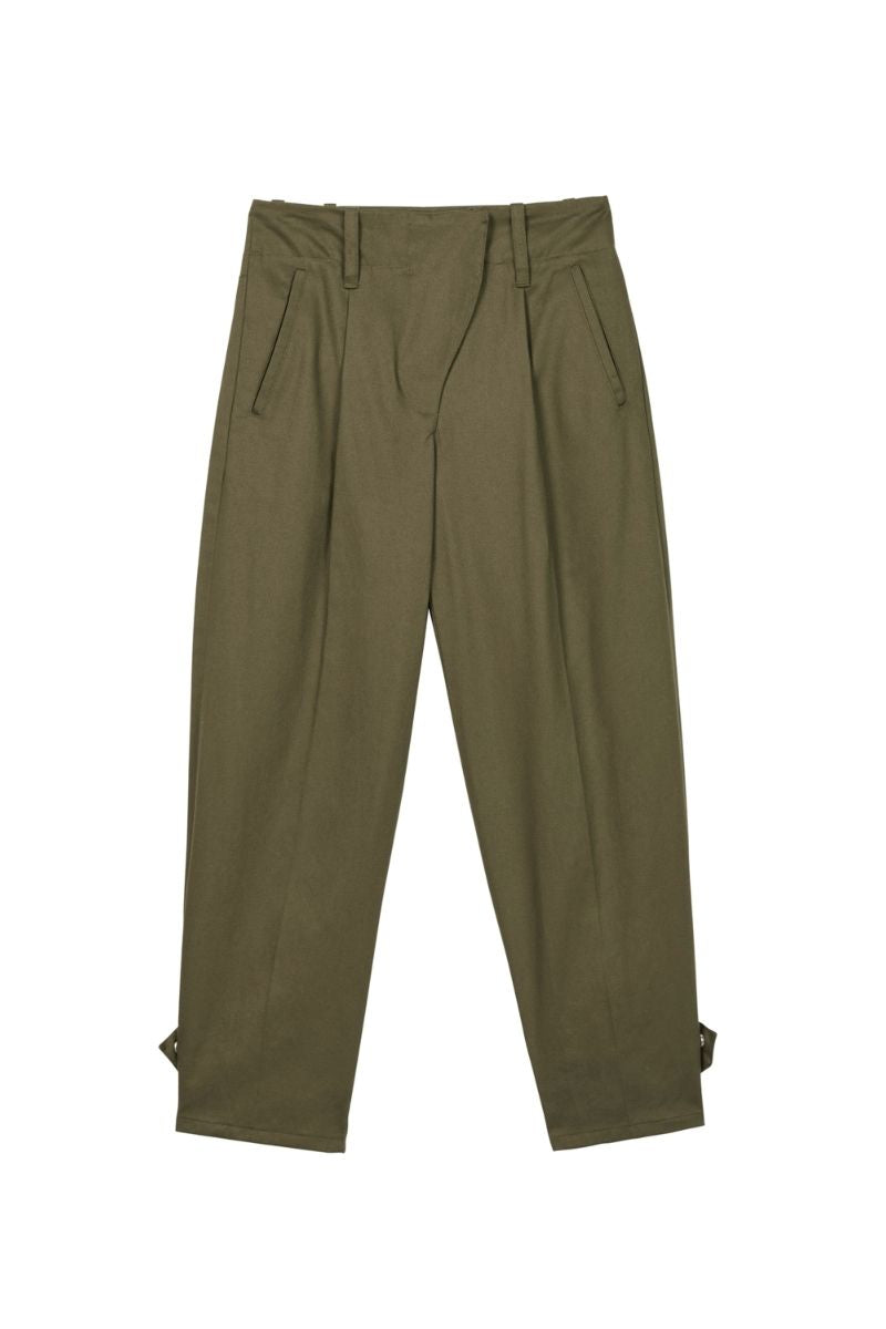 CANVAS COTTON PANTS - CULT MIA