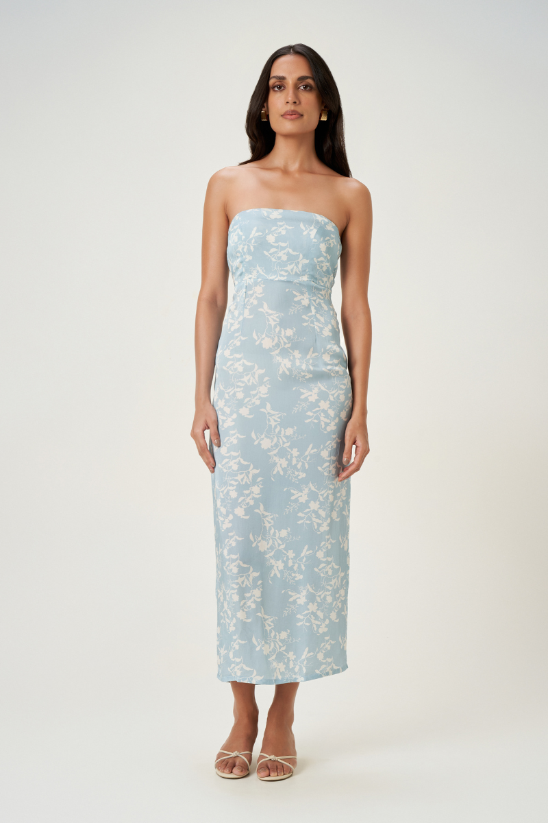 CHARLOTTE DRESS IN SKY - CULT MIA