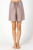 KACEY paperbag city shorts in freckles by NK IMODE, stylish loungewear with a relaxed fit and casual design.