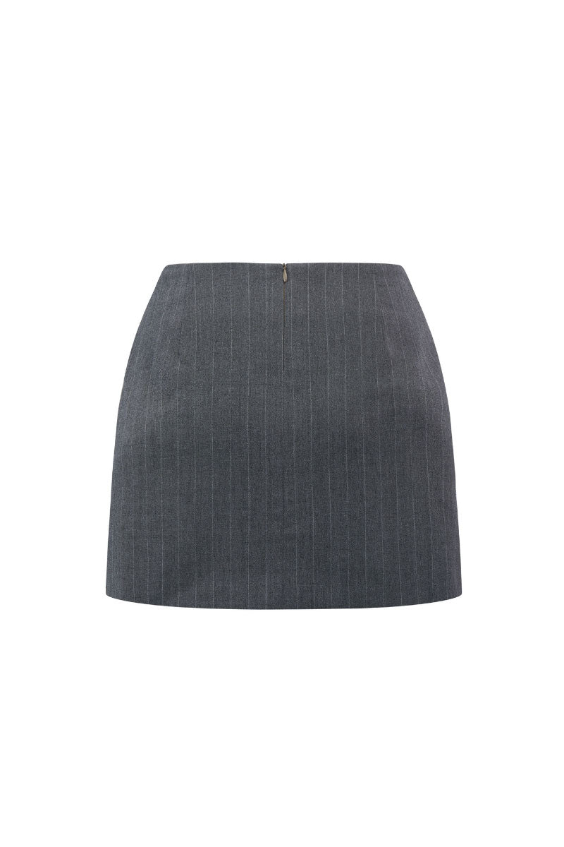 Arti Apparel ELYSS mini skirt in stylish design, shown in a close-up shot highlighting the fabric and fit.