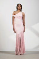 Deme By Gabriella Praia Maxi Dress in lightweight fabric with floral pattern, flowing design, and sleeveless style.