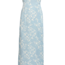 Summer Away Charlotte Sky Maxi Dress featuring a flowing fabric and elegant design perfect for warm-weather occasions.