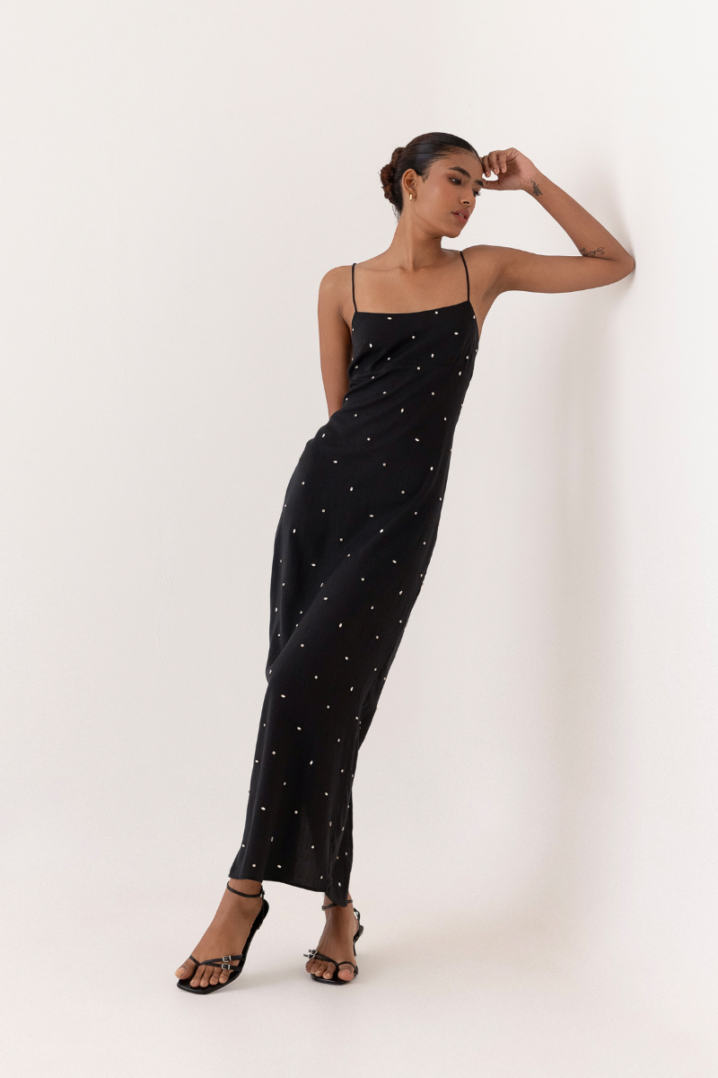 MERIDA DRESS IN EMBELLISHED - CULT MIA