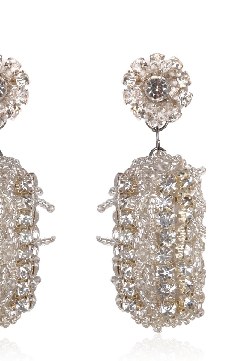 CLEO WHITE EARRINGS - CULT MIA