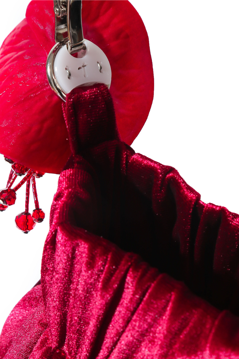 CAT ON A MOUNTAIN ORCHID BAG IN RED - CULT MIA
