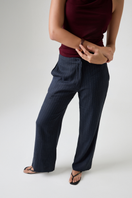 Summer Away Lucca Pants in vintage blue, stylish casual pants with a relaxed fit and comfortable fabric.