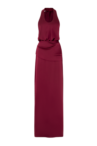Poem Hesperus Dress in Burgundy