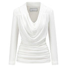 White JEMMIA top by Arti Apparel, featuring a stylish sleeveless design with a fitted silhouette and subtle neckline detail.