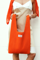 Orange Mercado Portobello shoulder bag by La Granni with sturdy straps and spacious interior, perfect for casual outings.