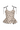 ROSITA PEPLUM TOP IN IVORY AND BLACK