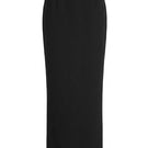 Keira Tong maxi peplum skirt with fitted waist and flared hem, in lightweight fabric, stylish and elegant for casual or dressy wear.