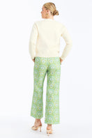 Mestiza New York Finley cardigan sweater in soft knit fabric, shown in a relaxed fit with a button-up front and ribbed cuffs