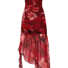 Summer Away Calais Midi Dress featuring a flowy, knee-length design with a stylish pattern and sleeveless cut.