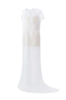 Elegant Bellona gown by Arti Apparel featuring intricate embroidery and flowing fabric for formal occasions.