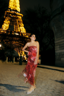 Summer Away Calais Midi Dress featuring a flowy fabric and elegant design, perfect for casual or semi-formal occasions.