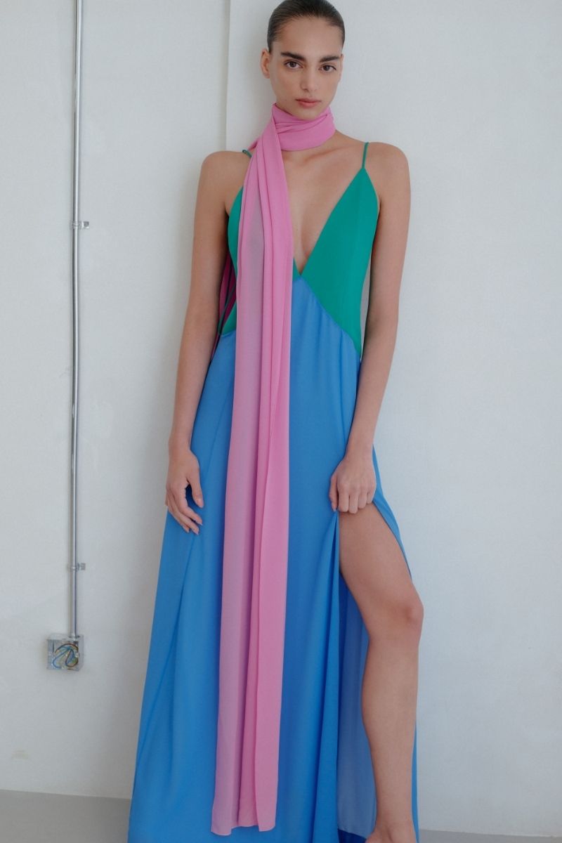 TIFFANY MAXI DRESS IN DREAMY PASTELS | CULT MIA