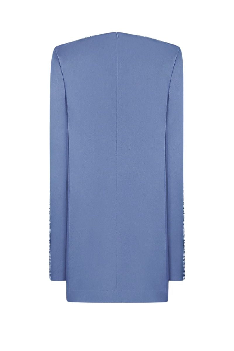 CLIFFORD SLATE BLUE MINI DRESS - CULT MIA