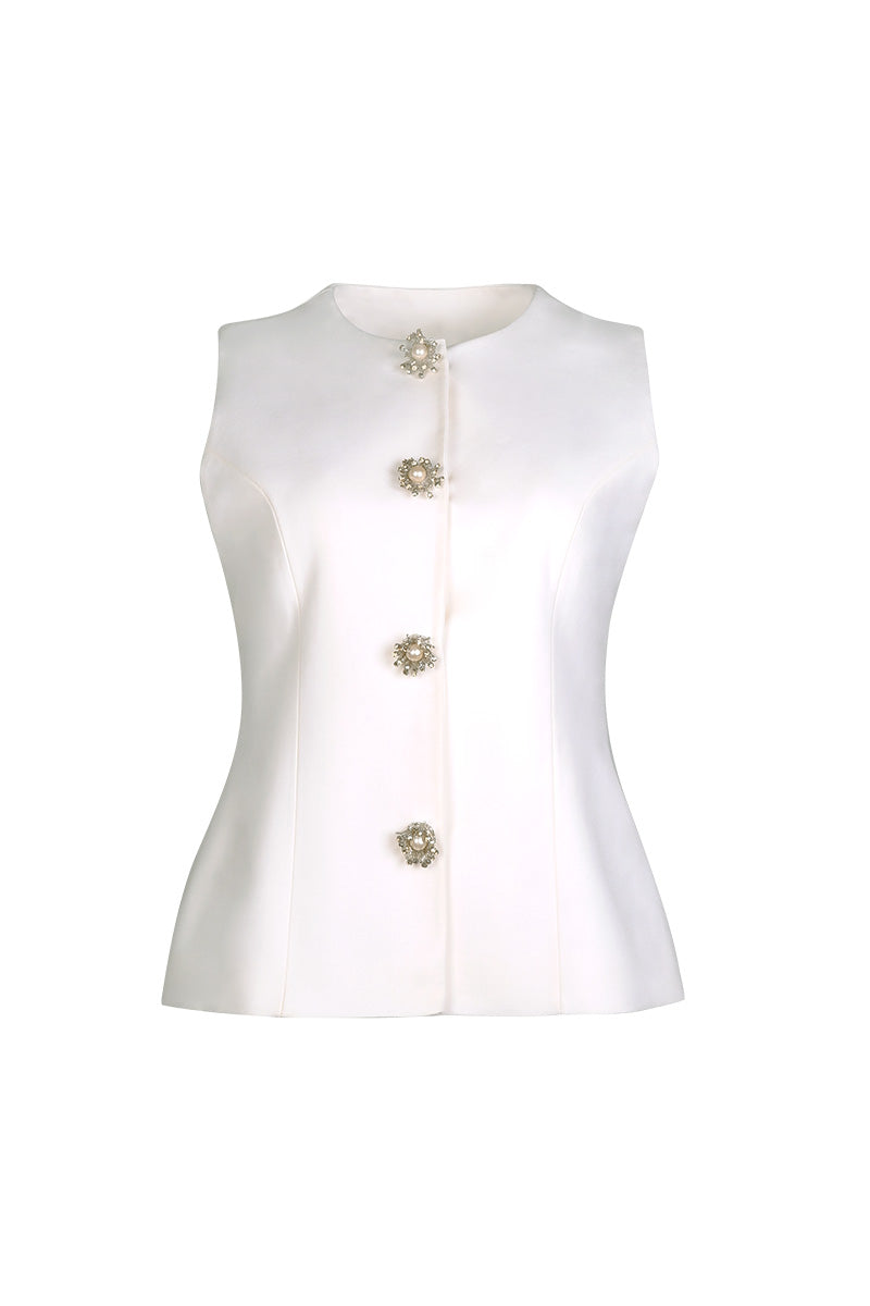 ELYSIA TOP IN WHITE - CULT MIA