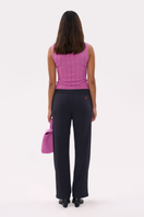 Pink La Granni Marsito top with stylish design, lightweight fabric, and fitted silhouette, perfect for casual or dressy outfits.