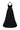 MABLE BLACK HALTER OVERSKIRT GOWN - CULT MIA