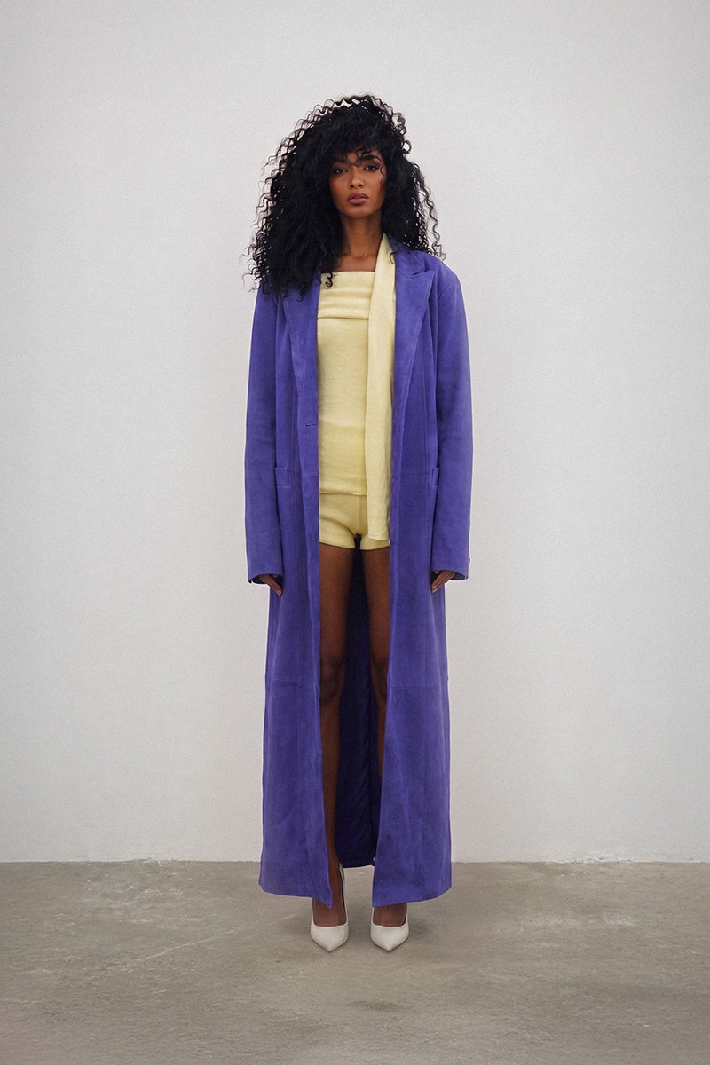 Deme By Gabriella Hoshi Jacket in stylish coat design, featuring a modern fit and textured fabric for a chic look.