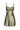 MORGAN CRADLE BUST SILK CHEMISE IN OLIVE GREEN