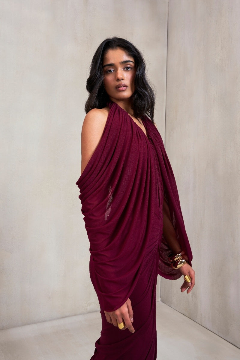 KIMBERLY GOWN IN AUBERGINE | CULT MIA | Deme By Gabriella KIMBERLY GOWN IN AUBERGINE | CULT MIA | Deme By Gabriella
