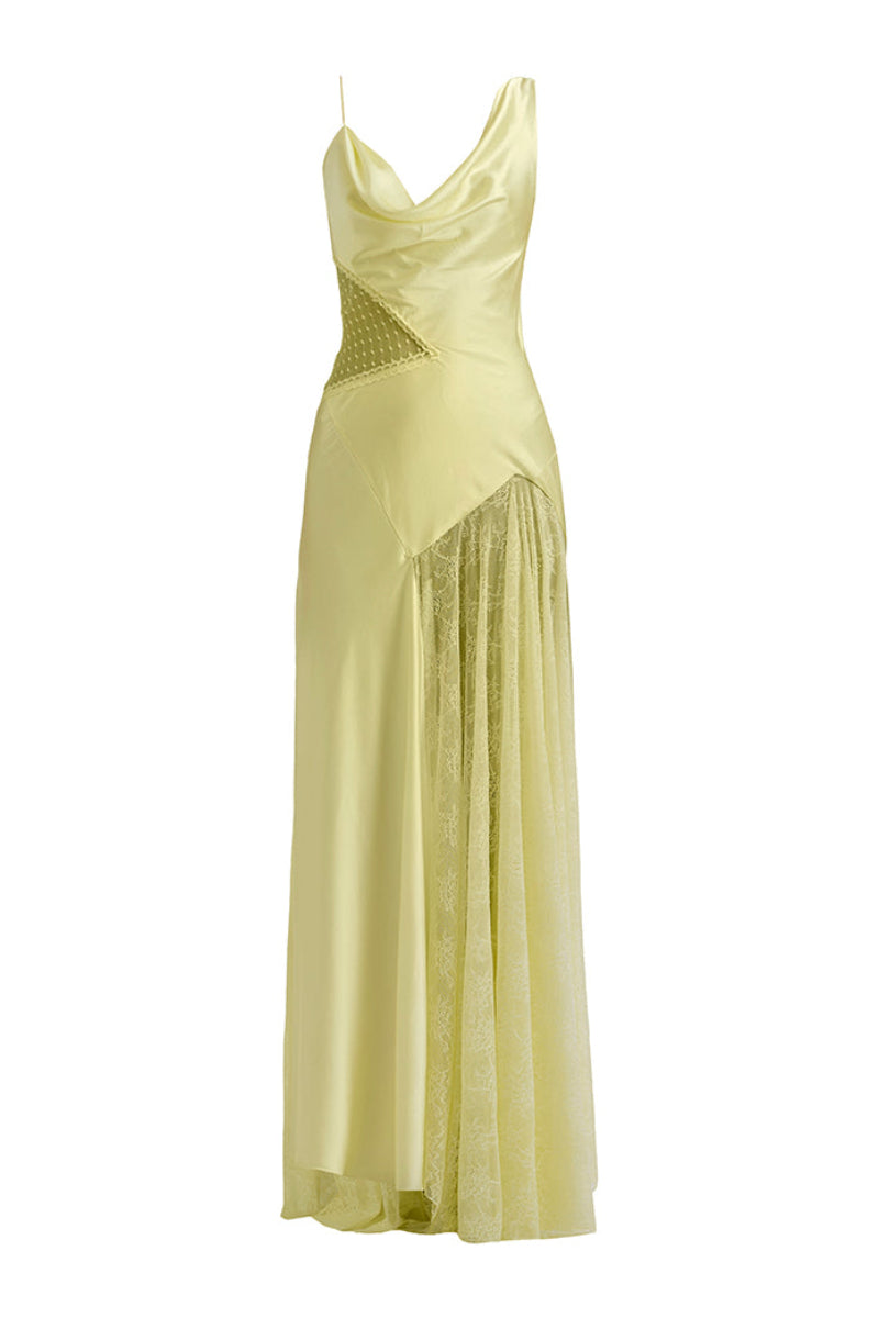 Deme By Gabriella BIJOU GOWN featuring elegant design, flowing fabric, and intricate details suitable for formal occasions.
