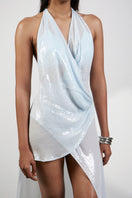 Deme By Gabriella RINA Mini Dress in stylish mini length, featuring a fitted silhouette and elegant design, shown on a model.