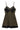 JALI PANELLED SLIP DRESS IN KHAKI